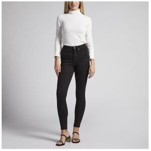 Silver jeans Aiko high skinny jeans‎ black size 27